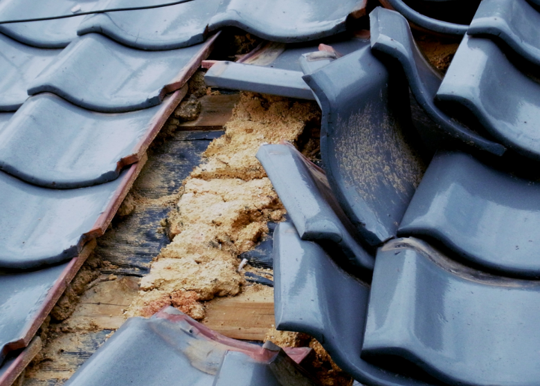 瓦の破損・落下