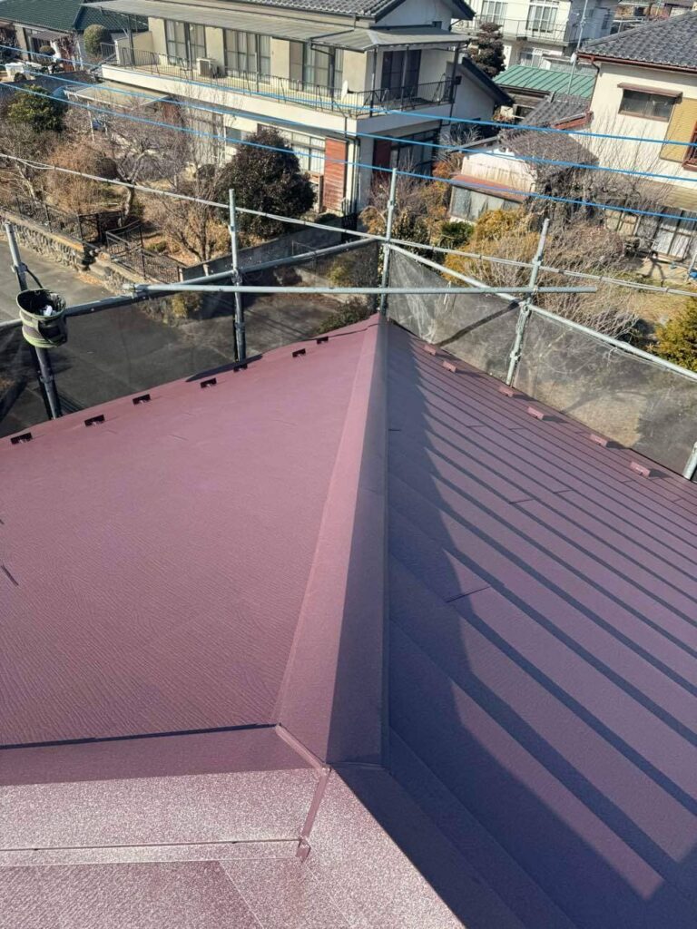 細部コーキング仕上げ