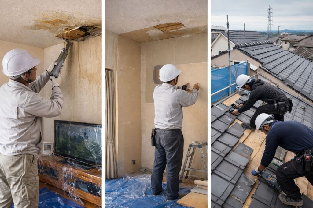 雨漏り工事の内容